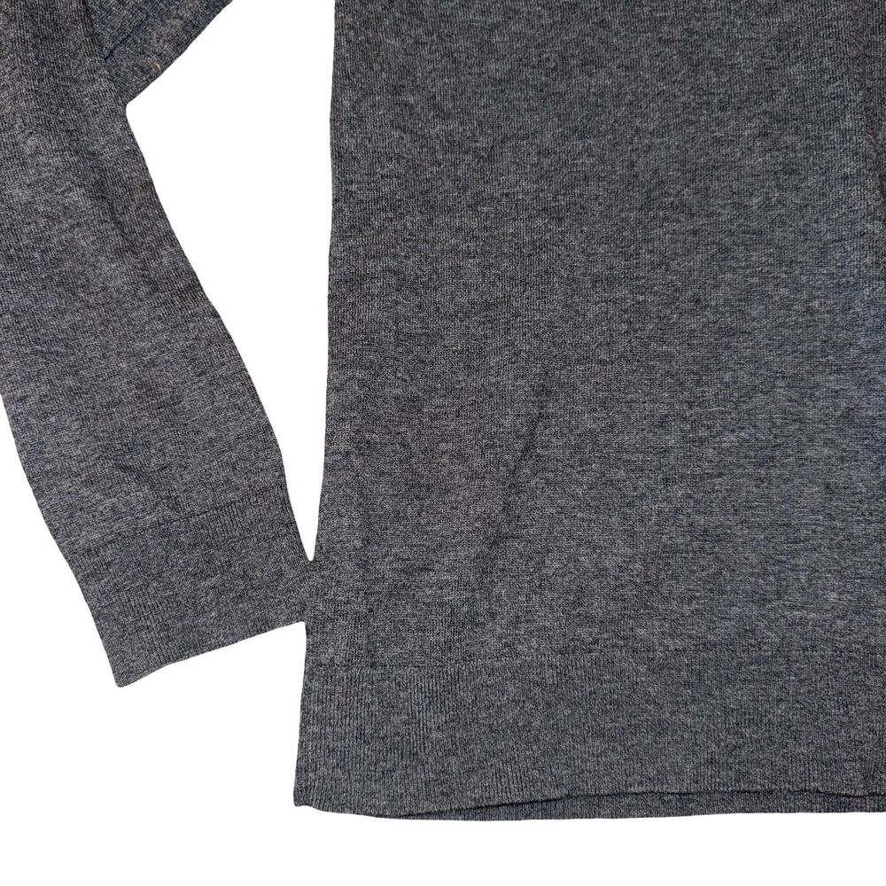Theory Men's Classic Fit V-Neck Sweater Soft Blend Long‎ Sleeve Large Gray - Picture 10 of 12